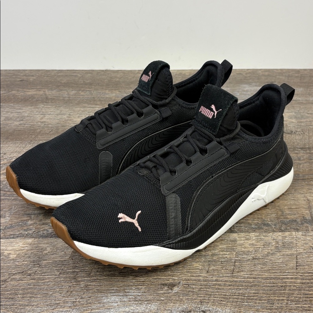 PUMA Twitch Runner Sneakers – Black & Rose Gold – Women’s 9.5